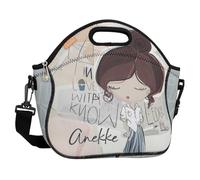 Anekke | Borsa da pranzo in neoprene Sophia | Piccolo frigorifero da pranzo Box donna originale con tracolla | 31 x 30 x 13,5 cm | Multicolore