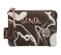 Anekke borsa Nature Shodō Three Compartment Purse S Brown