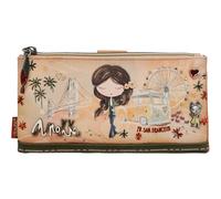 Anekke borsa Peace & Love RFID Wallet L Camel