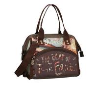 Anekke Borsa porta alimenti outer portapenne grande con stile, interno in alluminio e tracolla - dimensioni: 28 x 24,5 x 21,5 cm