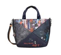 Anekke - Borsa a tracolla da donna grande - Tracolla in ecopelle da donna con cinturino regolabile e chiusure a cerniera contemporanea - 31x28x13 cm