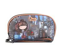 Anekke - Astuccio da donna - Protezione RFID - Multiplo scomparto da donna - Maniglia a mano e chiusura a cerniera contemporanea - Accessori e accessori donna - Misure 19 x 12 x 5 cm