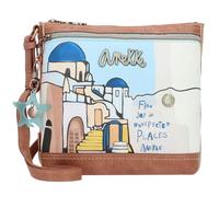 Anekke - Borsa Donna - Borsa a tracolla media - Borsa a tracolla in ecopelle con 1 manico - Chiusura a cerniera - Collezione Mediterranean - Accessori e Accessori Donna - 27 x 25 x 8 cm, colori