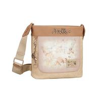 Anekke Tracolla quadrata Memories - Stile moderno con grande capacità | Tasca posteriore e maniglia regolabile | Dimensioni: 26x26x8 cm, Vari