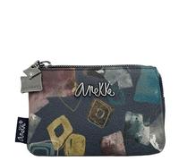 Anekke Portafoglio da donna con 3 scomparti collezione Evolution | chiusura con cerniera, dimensioni 12 x 8 x 4 cm
