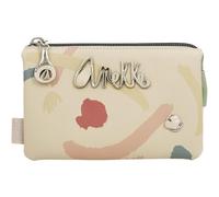 Anekke Portamonete 3 scomparti Alma - Design compatto e funzionale | Chiusura a cerniera | Dimensioni: 15 x 10 x 4 cm - Accessori pratici, Vari