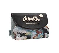 ANEKKE 35879-016 Portafoglio con patta Nature Woods - 40% PU / 60% poliestere, Nero , Taglia unica