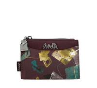Anekke Portafoglio porta carte collezione Evolution – chiusura con cerniera, 14 x 9 x 1 cm