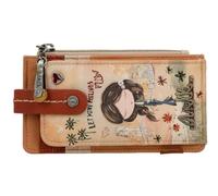 Anekke Peace & Love RFID Card Holder Camel