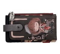 Anekke porta carte di credito Mademoiselle Card Holder Multicolor marrone