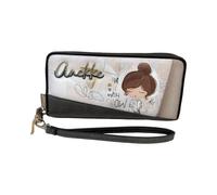 ANEKKE PORTAFOGLI DONNA con 4 DIVISORI CHIUSO DA ZIP 8 CREDIT card 42809908