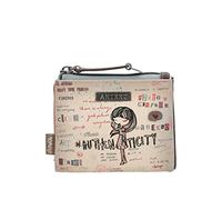 Anekke - Portafoglio Donna Piccolo - Portafoglio in ecopelle con chiusura a cerniera e linguetta - Collezione City - Accessori Donna - 13 x 9 x 4 cm, multicolore