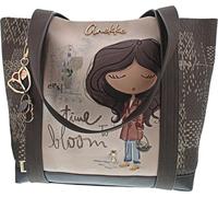 Anekke borsa a tracolla borsa shopper Tulip Tote Bag Multicolor marrone