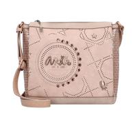 Anekke - Tracolla da donna quandrada - Tracolla in ecopelle da donna con cinturino regolabile e chiusure a cerniera - 3 scomparti - Accessori e accessori donna - Misure 28x24x8 cm, multicolore