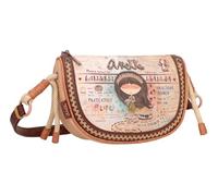 Anekke - Tracolla ovale da donna - Tracolla in ecopelle da donna con cinturino regolabile e chiusure a cerniera Menire - Accessori e accessori donna - 23x16x9 cm, multicolore, Talla única
