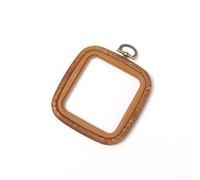 Anelli a cerchio in legno indispensabili per gli amanti del fai da te impegnati nel punto croce e altro (7 x 7,5 cm)