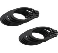 Anelli a clip, 20 pezzi 65Mn di sicurezza esterni in acciaio C-Clip, Anello fissaggio a scatto for anello elastico 58-68 mm(60mm)