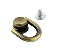 Anelli a D girevoli Borchie Vite Sfere Testa Pulsanti per Borsa in Pelle Zaino Cintura Accessori Artigianali Forniture per la produzione
