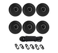 Anelli a D in acciaio inossidabile Pad in PVC Impermeabilizza Hardware Marino Anelli D Per Barche Gonfiabili Tavola da Surf Kayak Toppe in PVC Per Kayak Canoe Accessori