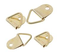 Anelli a D in filo metallico per cornici Ganci D-Lock Triangolo Dorato for Cornice Specchio Oro 10x20mm 10 O 100 Pz(10pcs)