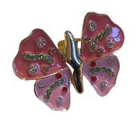 Anelli a forma di farfalla con strass che gocciola olio anelli accessori per vintage amorevole moda unico abbigliamento da sera, Misura unica, come descritto, come descritto