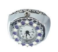 Anelli a noleggio per donne - Gioielli leggeri per orologio con dita | Orologio in Gioielli vintage per compleanno Festa della mamma Natale San Famiglia, Viola, verwijzen
