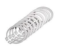 Anelli a scatto C-Clips, Confezione da 20 anelli elastici esterni in acciaio inossidabile 304 argento, clip a scatto for albero di fissaggio da 52-60 mm(58mm)