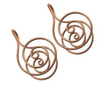 Anelli a spirale in rame, realizzati a mano Reiki in rame per meditazione ed energia, spirale in rame regolabile per consapevolezza, per donne e uomini guaritori e pratica spirituale, Rame, No
