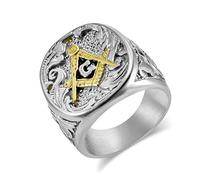 Anelli, Anello con sigillo massonico, eredità della Massoneria(Silver,W)