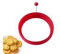 Anelli antiaderenti per uova, a forma di cuore, stampo rotondo in silicone per uova con manico, stampo per uova e piastra per pancake, anelli per uova antiaderenti a forma di di prugna per