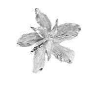 Anelli aperti con fiore geometrico gioielli a mano moda dito lega texture adatto per gli appassionati di moda presente lega dichiarazione donne, One Size, come descritto, come descritto