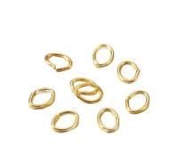 Anelli aperti in acciaio inossidabile, Confezione Da 300 Anelli for Salto In Ferro Multicolori 3x4mm A 5x7mm for La Creazione Di Gioielli Fai Te(Color 3,5x7mm)