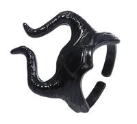 Anelli aperti regolabili per gli appassionati di cosplay e gli amanti della moda, accessori distintivi in metallo