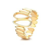 Anelli Argento Donna 925 Anelli A Fascia Con Goccia Cava In Argento Per Uomo E Donna,Regolabili,Larghi E Irregolari,Impilabili,Con Fascia Per Il Pollice,Vintage,Punk,Promessa Di Anniversario,Con Scat