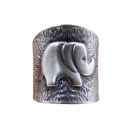 Anelli Argento Donna 925 Anello Con Elefante Inciso Stile Boho Per Donna E Uomo Stile Retrò Vintage Con Fascia Spessa Per Il Pollice Grande Per Pollice E Indice Regalo Di Gioielli Boho Per Lei E Uo