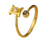 Anelli Argento Donna 925 Anello Regolabile Con 12 Costellazioni Dello Zodiaco Della Vergine Oroscopo Fede Nuziale In Zircone Cubico Gioiello Astrologico Regalo Per Donna Argento O Placcato Oro Anell