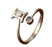 Anelli Argento Donna Regolabili Anello Regolabile Con 12 Costellazioni Dello Zodiaco Della Vergine Oroscopo Fede Nuziale In Zirconia Cubica Regalo Di Gioielli Astrologici Per Donne Anello In Argento