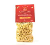 Anelli artigianali siciliani grano 100% siciliano autoctono. Confezione da 24 pacchi da 500 gr. cadauno (Totale 12 Kg.)