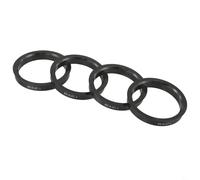 Anelli centrali per ruota auto, 4 pezzi, distanziatori in plastica per una migliore stabilità e riduzione delle vibrazioni