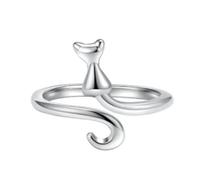 Anelli Cerchio Gioielli Regolabile Gancio Yarn Tensione Ring 4 Pack Lampadari Portagioielli Anelli, A, Zinco alloy, Nessuna pietra preziosa