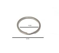 Anelli Chiave Divisi 19Mm 3/4 Pollice In Acciaio Nichelato Confezione Da 2000