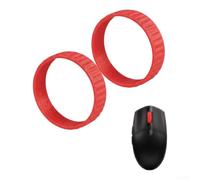 Anelli Colorati Rotella Scorrimento Mouse G304 G305 per pla Anelli(Red) | Materiale per pla , resistenza all'usura, lunga durata, compatibilità G304 G305, finitura liscia