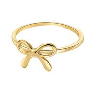 Anelli con fiocco in oro alla moda progettati per stili versatili che migliorano gli abiti per le donne in cerca di eleganza Eleganti gioielli con fiocco, Misura unica, come descritto, come descritto