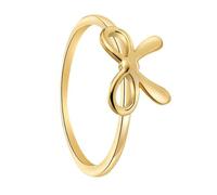 Anelli con fiocco in oro alla moda progettati per stili versatili che migliorano gli abiti per le donne che cercano eleganza moda femminile, Misura unica, come descritto, come descritto