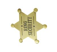 Anelli con spilla esagonale a forma di stella, decorazioni per spille di sicurezza, accessori per matrimoni, per bambini, per bambini, Misura unica, come descritto