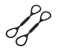 Anelli con tappo elastico in silicone, tappo scorrevole per tromba multifunzionale nero facile da usare per strumenti a fiato