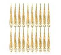 Anelli da artiglio per unghie da 20 pacchi, antichi costumi regina di punta di dito degli anelli per unghie artigli Accessorio decorativo, Drama Dance Show All Saints Day Decor