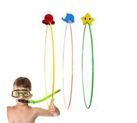 Anelli da Attraversare Nuotando per Bambini 3 Pezzi Giocattoli per Piscina