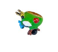 Anelli da cocktail smaltati a forma di rana stravaganti audaci gioielli impilabili Mix & stili per i giovani Rane in lega impilabili Animale Gioielli dolci e freschi Disegni a strati alla moda