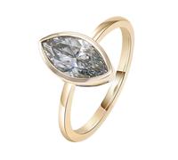 Anelli da donna, anello da donna, in oro di fidanzamento, 9 carati, moissanite, semplice e delicato, misura lesbica per madri, capodanno, gioielli, 49, Oro 14 carati, Moissanite